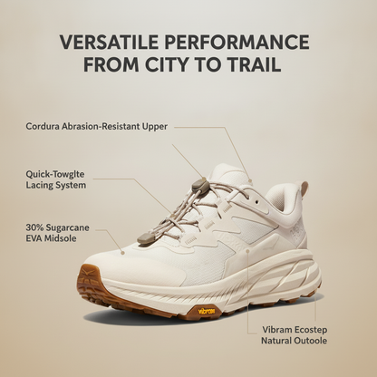 Hoka Transport Women's Shoes Eggnog/Eggnog Mesh