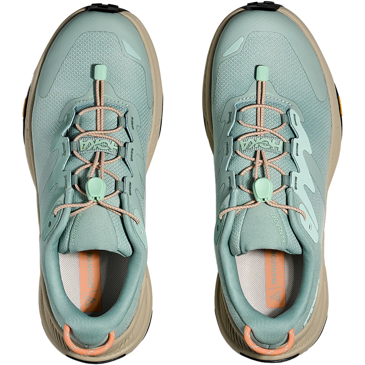 Hoka Transport Women's Shoes Eggnog/Eggnog Mesh