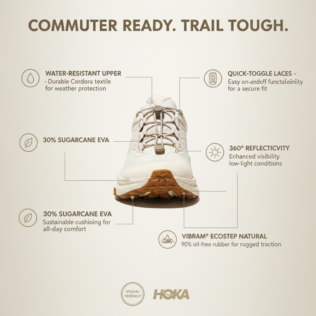 Hoka Transport Women's Shoes Eggnog/Eggnog Mesh